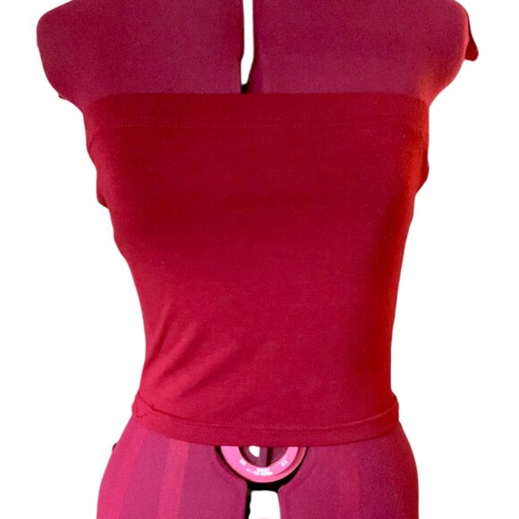 SMART SET - Elegant RED  Strapless Top Tube Top - medium - Picture 1 of 6